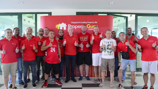Steve Melhuish (CEO & Co-Founder) and Jani Rautiainen (MD & Co-Founder), together with the colleagues who shaved their heads to raise funds for the Children's Cancer Foundation